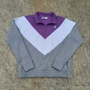 Vintage Fila quarter zip sweatshirt